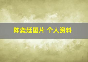 陈奕廷图片 个人资料